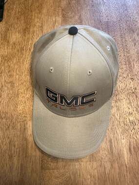 GMC Trucks Embroidered Tan Baseball Cap Hat